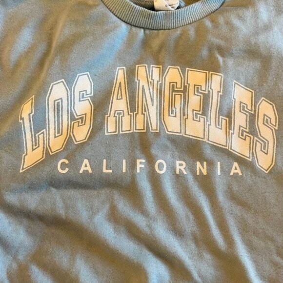 Little Girl’s Long Sleeved Shirt Size 4T Gray Thin Sweatshirt Look Los Angeles - Picture 2 of 5